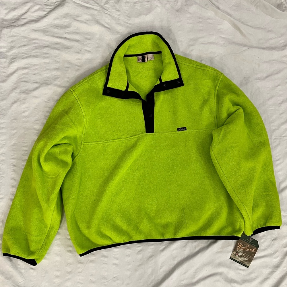 Vintage Woolrich Men's Polartec 1/4 snap fleece